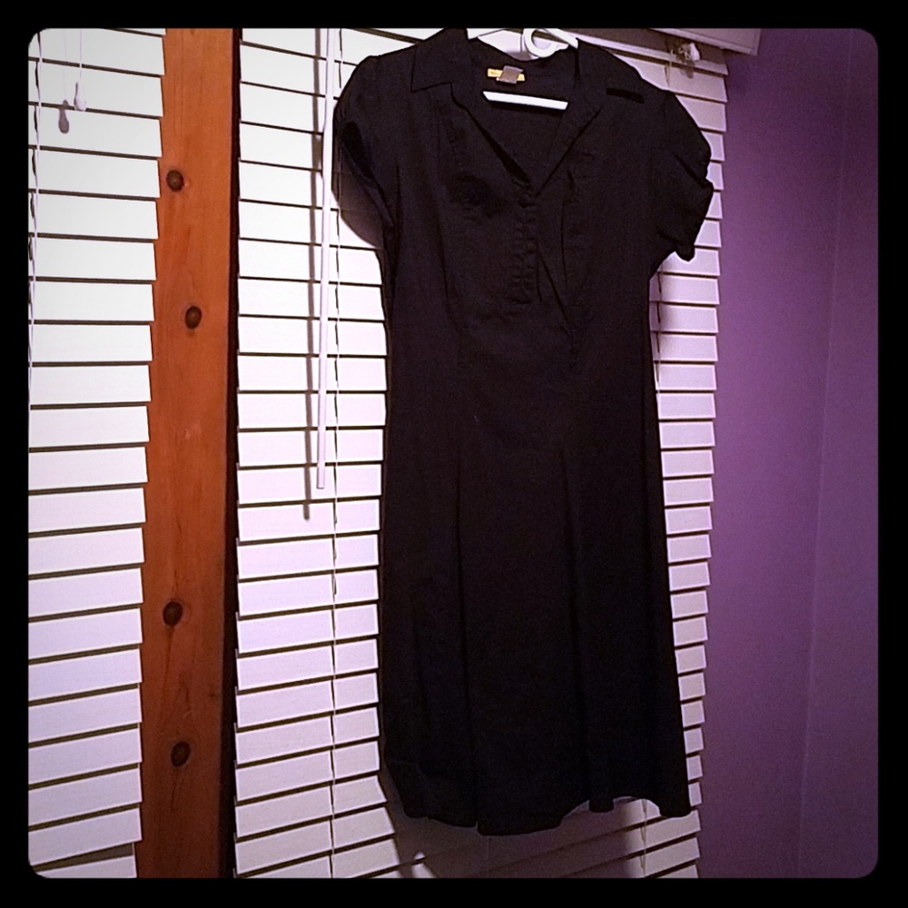 Black Rockabilly Fit and Flare Dress